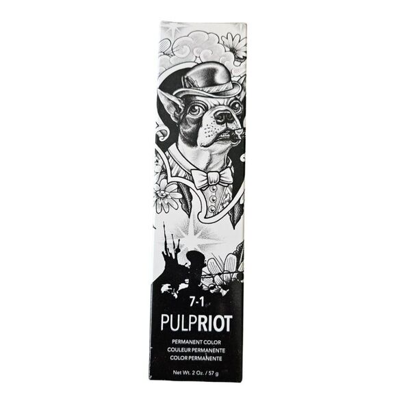 Pulp Riot Faction8 Permanent Hair Color Ash 7-1    2  fl.oz. Pulp Riot Hair Dye - Picture 1 of 7
